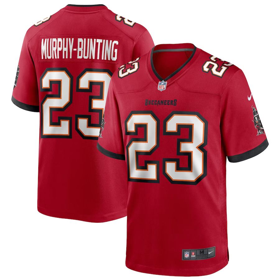 Men Tampa Bay Buccaneers #23 Sean Murphy-Bunting Nike Red Team Game NFL Jersey->tampa bay buccaneers->NFL Jersey